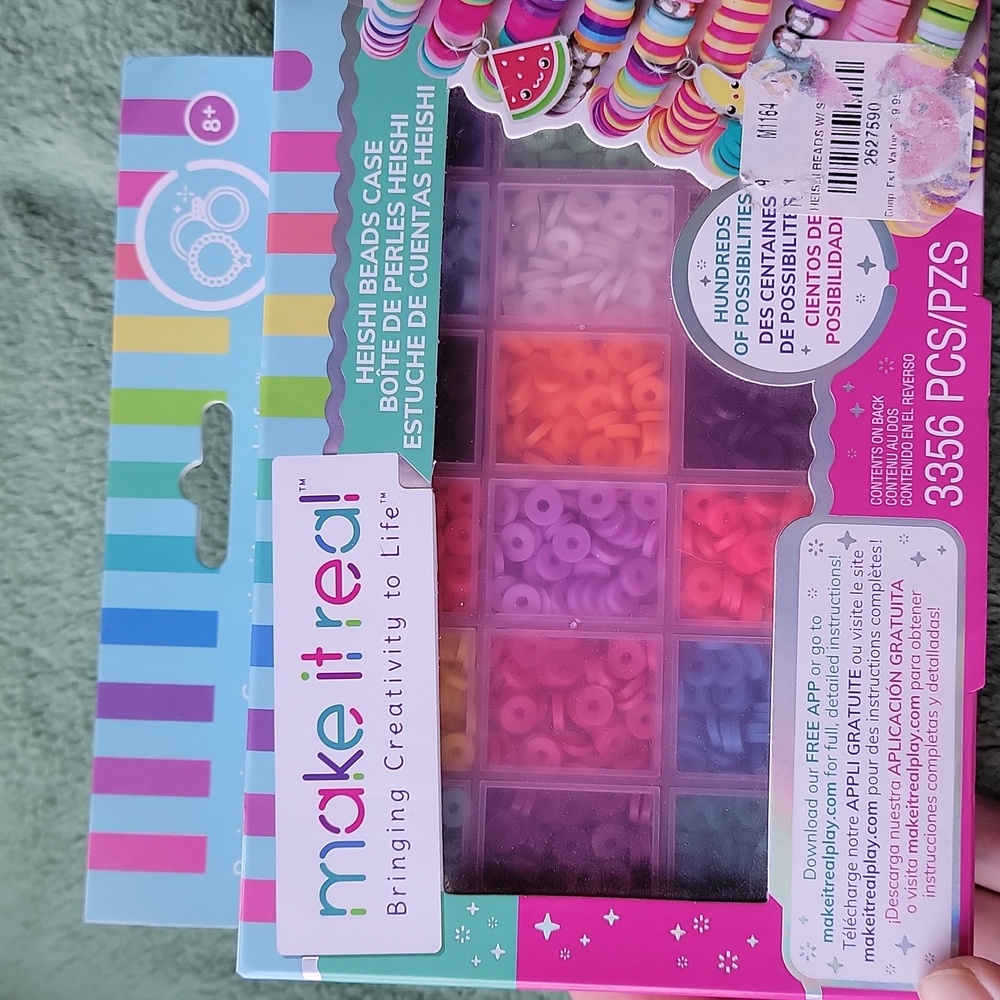 Make It Real Heishi Beads Case For Kids!